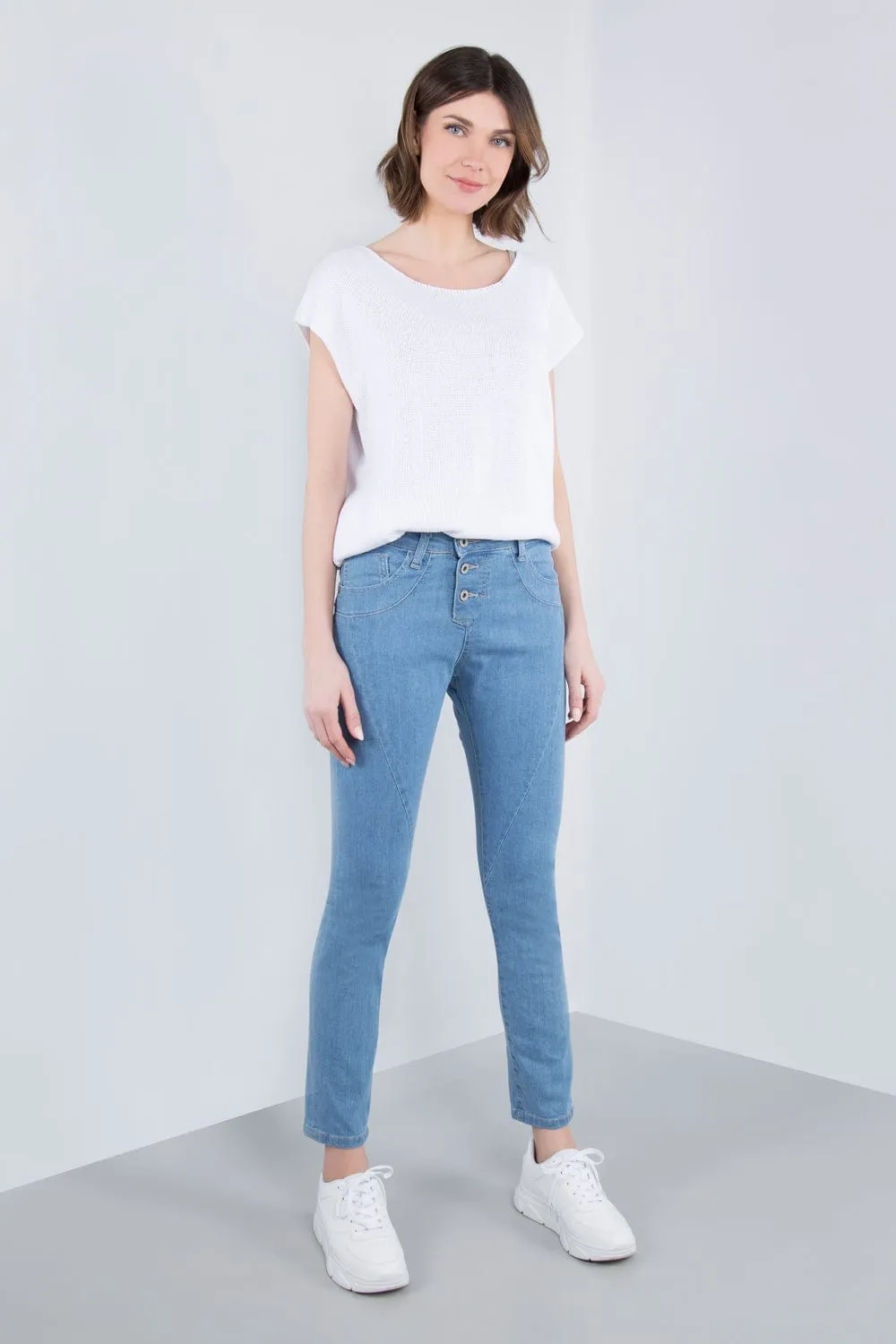 Please Jeans P78A BQ2CA4 1670 blu denim