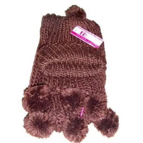 Pom Pom Scarf & Hat Set