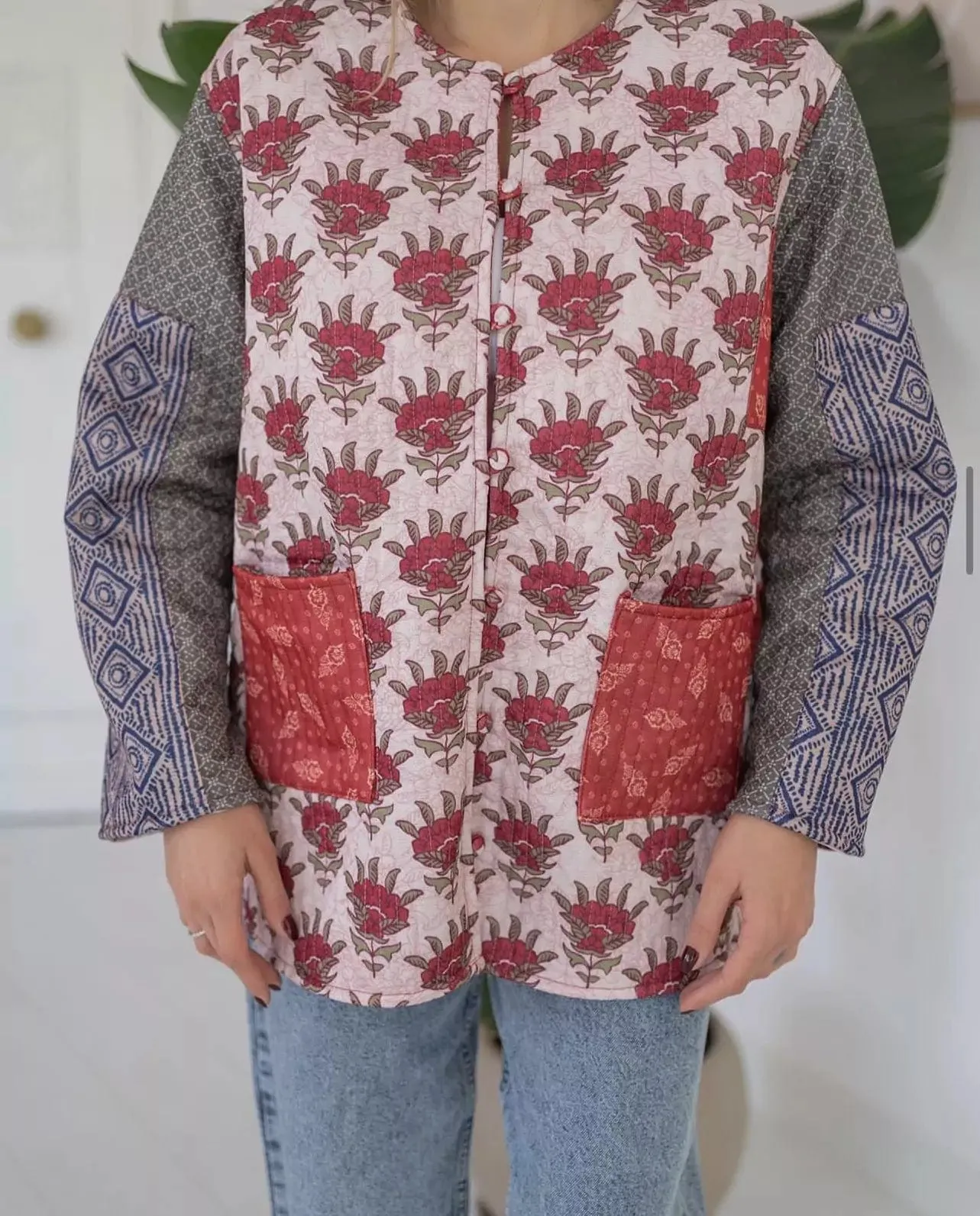 Printed Quilted Jacket