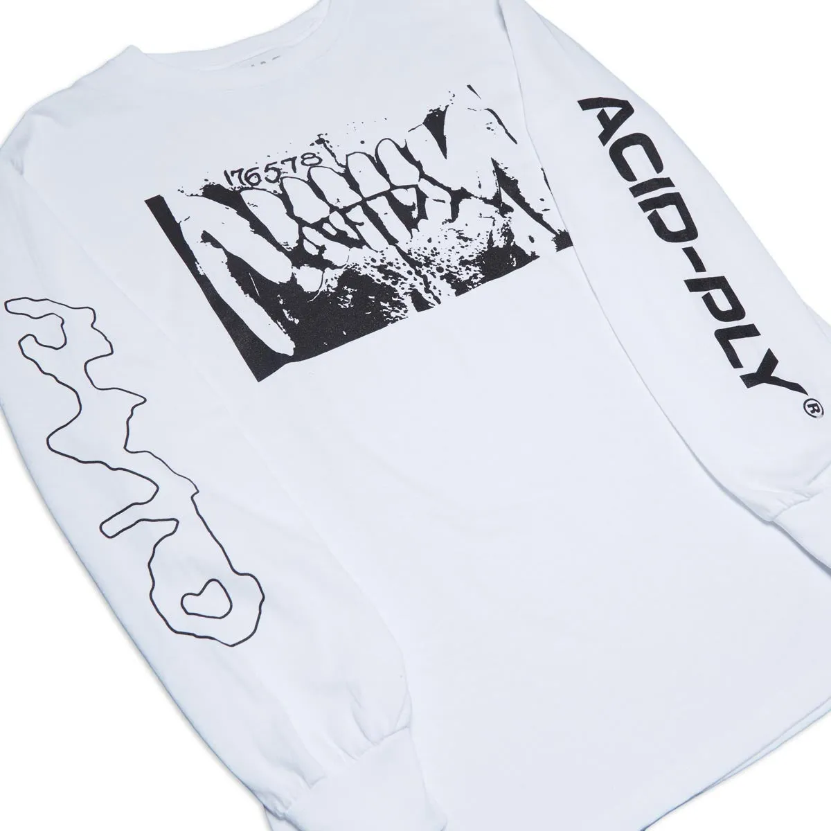 Quasi Rephlex Long Sleeve T-Shirt - White