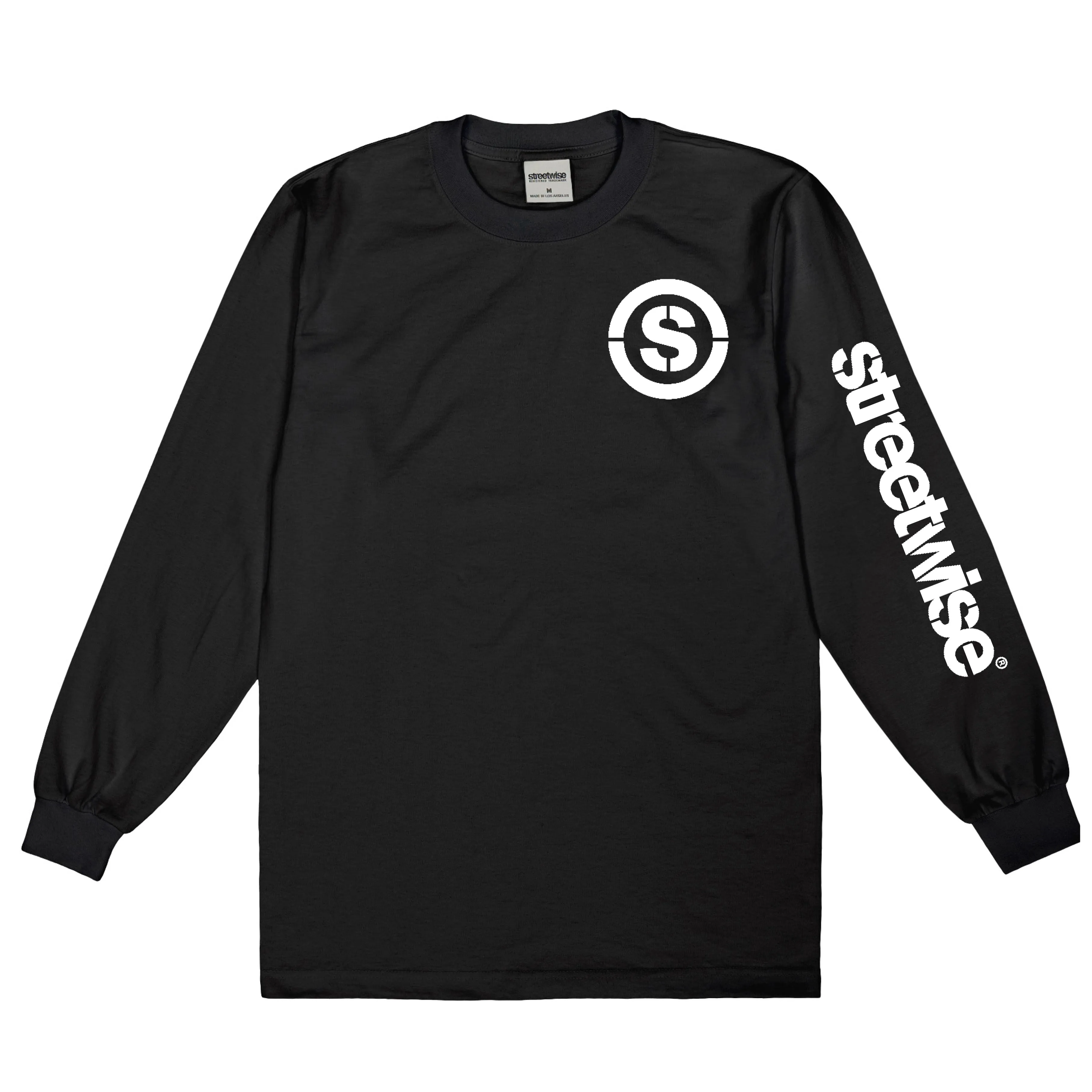 "S" Logo Long Sleeve (Black)