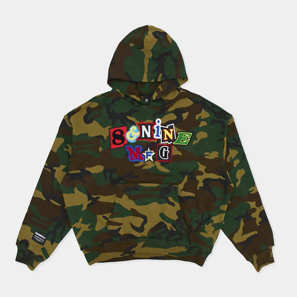 Ransom Hooded Oversized Sweatshirt Camo