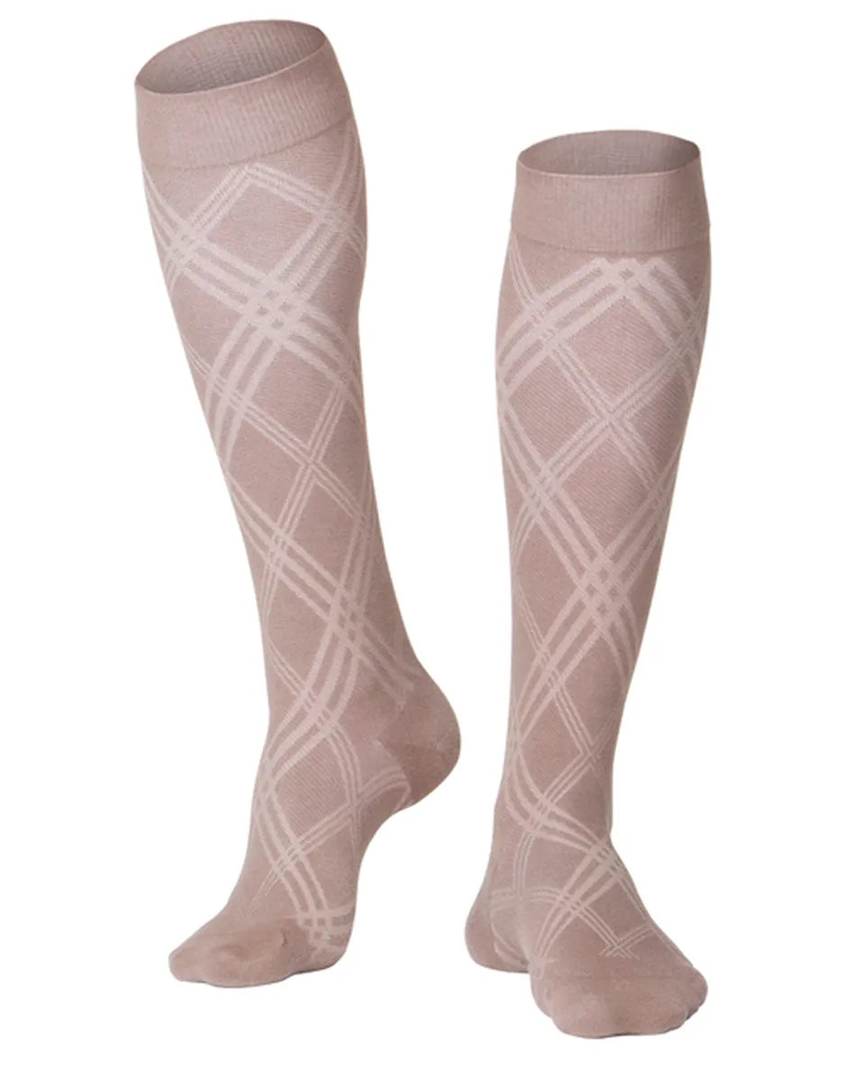 ReliefWear Touch Men's Argyle Pattern Knee Highs 15-20 mmHg