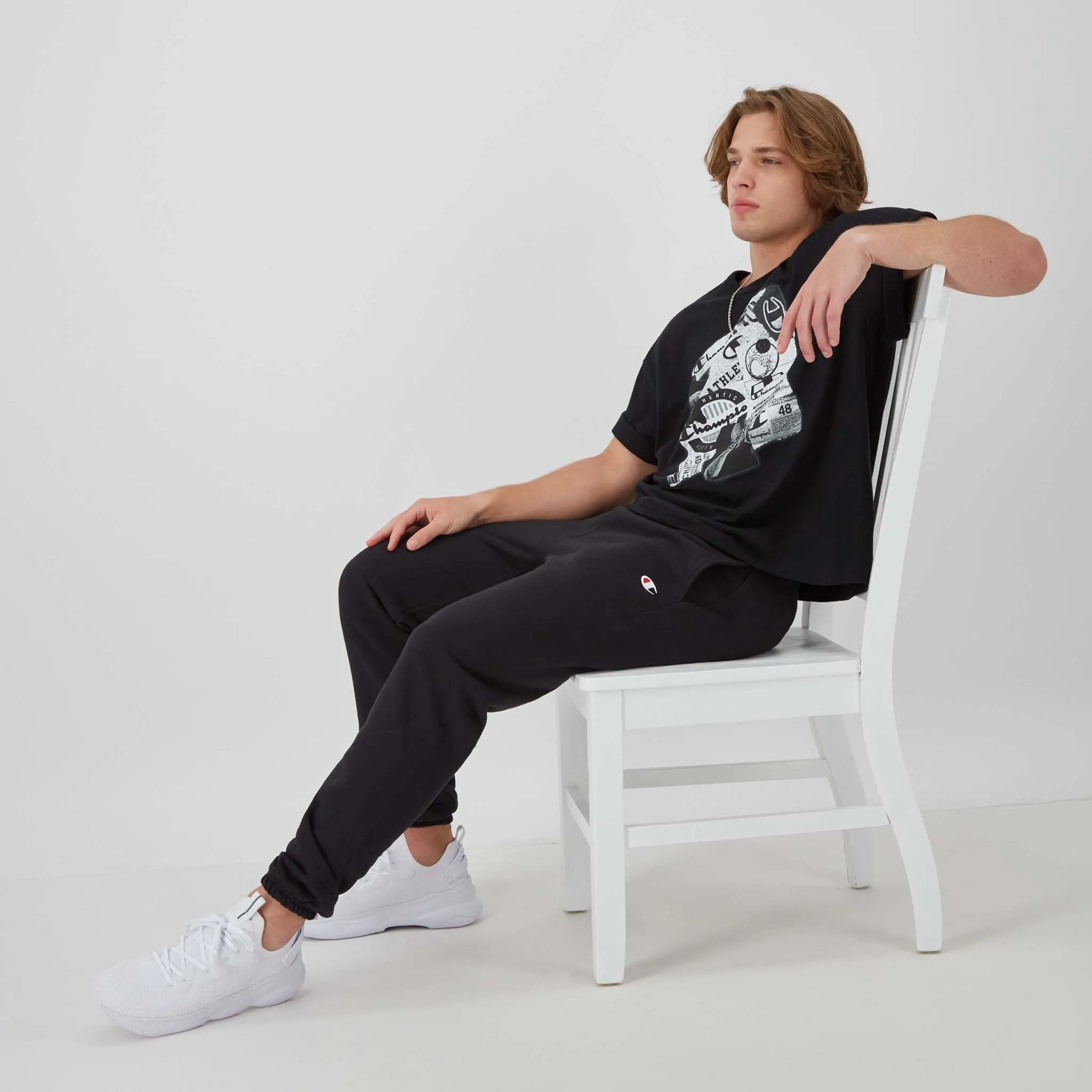 Reverse Weave Sweatpant, C Logo