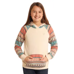 Rock & Roll Girl's Aztec Sleeve Hoodie