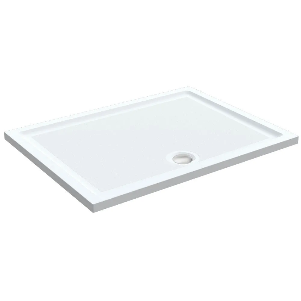 Roman Stone Solid Surface Anti Slip Shower Tray - 1200 x 800 x 40mm