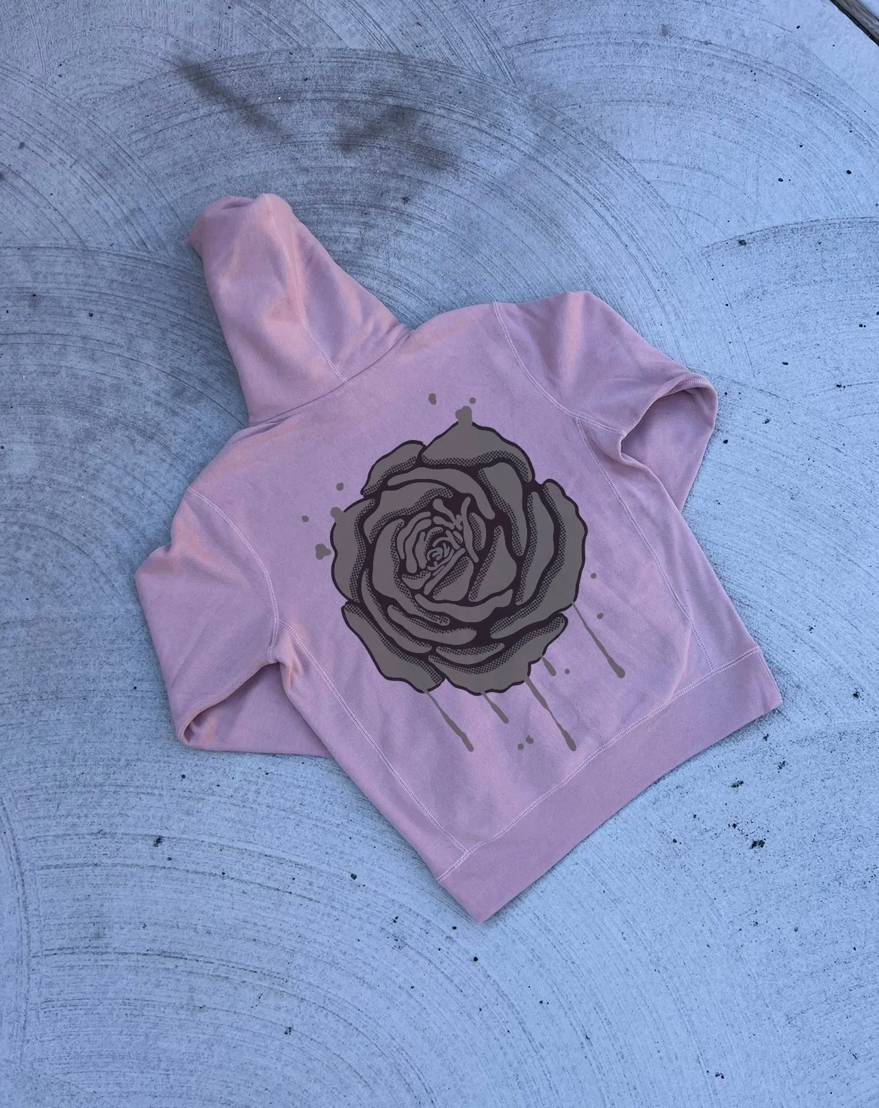 Rose Hoodie 2.0 (DUSTY PINK)