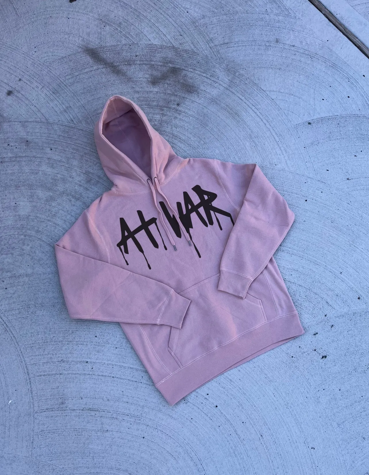 Rose Hoodie 2.0 (DUSTY PINK)