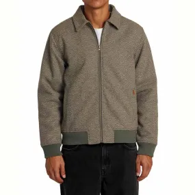 RVCA Pisco Quilted Jacket Dark Olive Medium