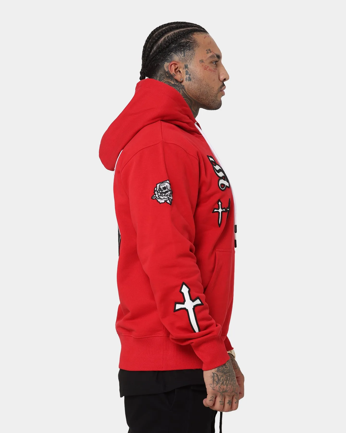 Saint Morta Graveyard Hoodie Red