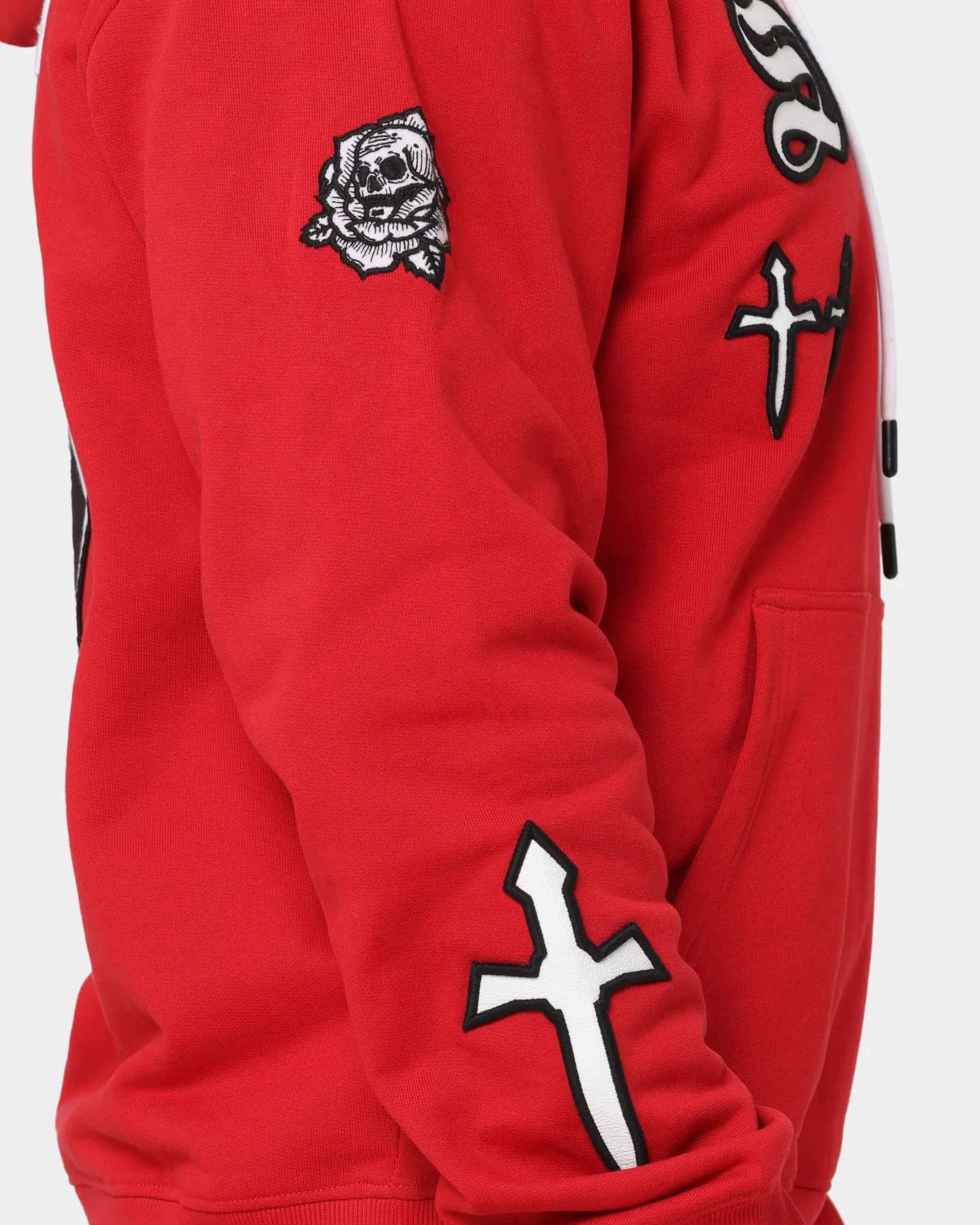 Saint Morta Graveyard Hoodie Red