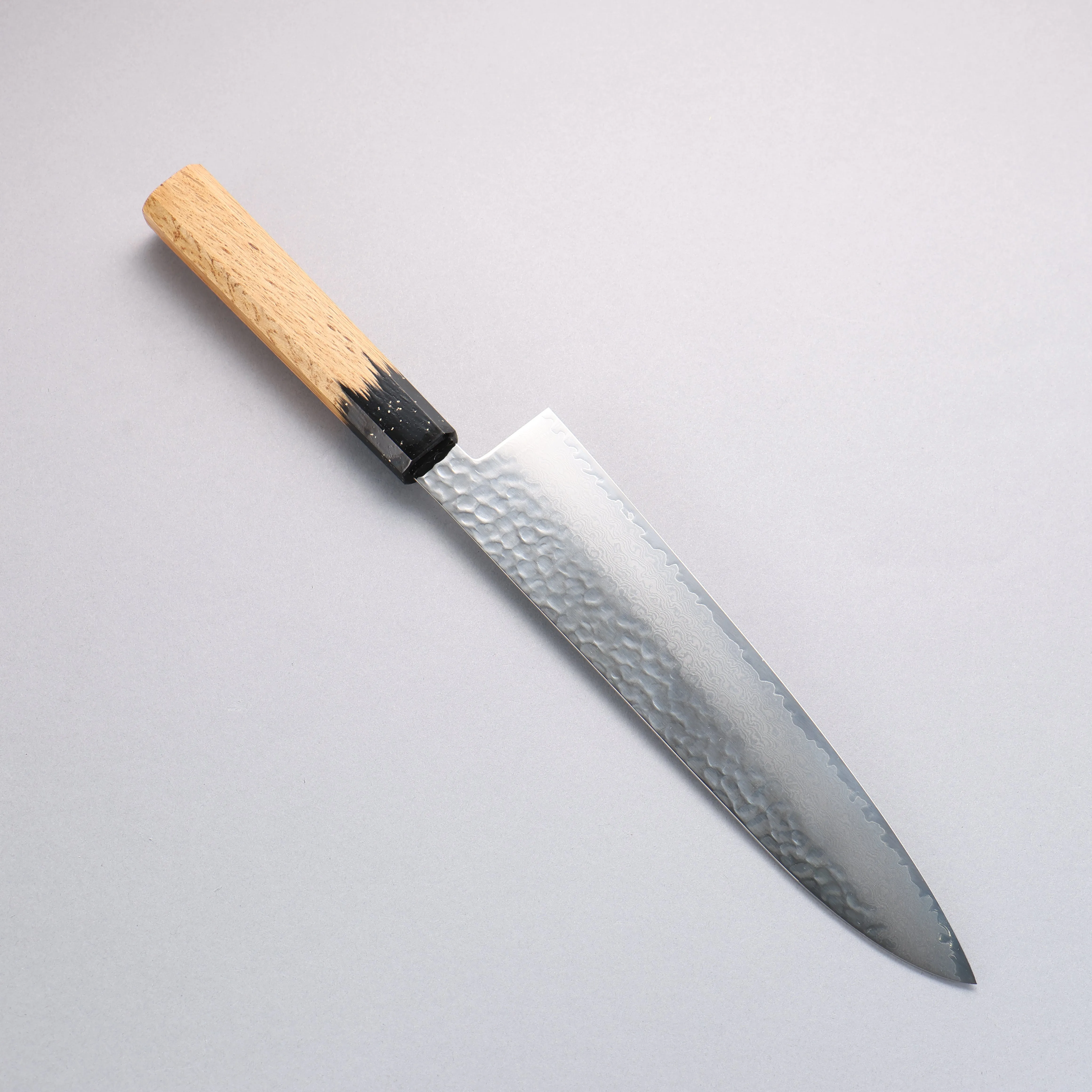 Sakai Takayuki VG10 33 Layer Damascus Gyuto 240mm Live oak Lacquered (Kokushin) Handle