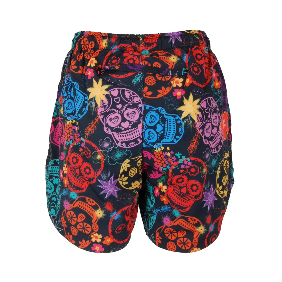 Sale Double Layer Jazzy Shorts | Day of the Dead