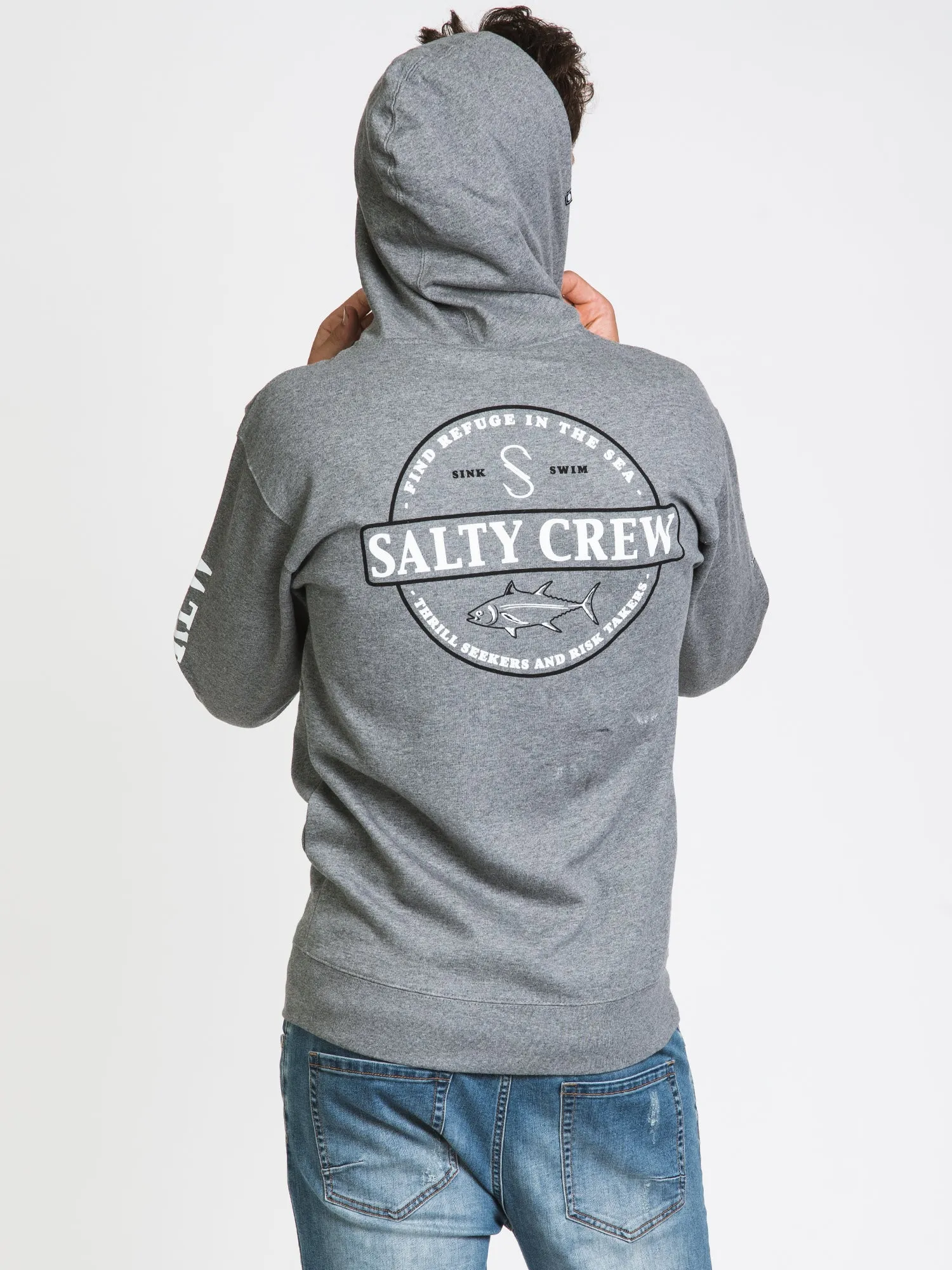 SALTY CREW DEEP SEA ZIP HOODIE  - CLEARANCE