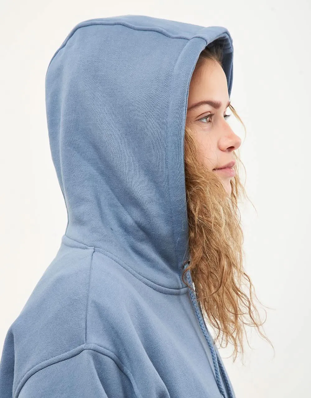 Santa Cruz Screaming Wave Pullover Hoodie - Dusty Blue