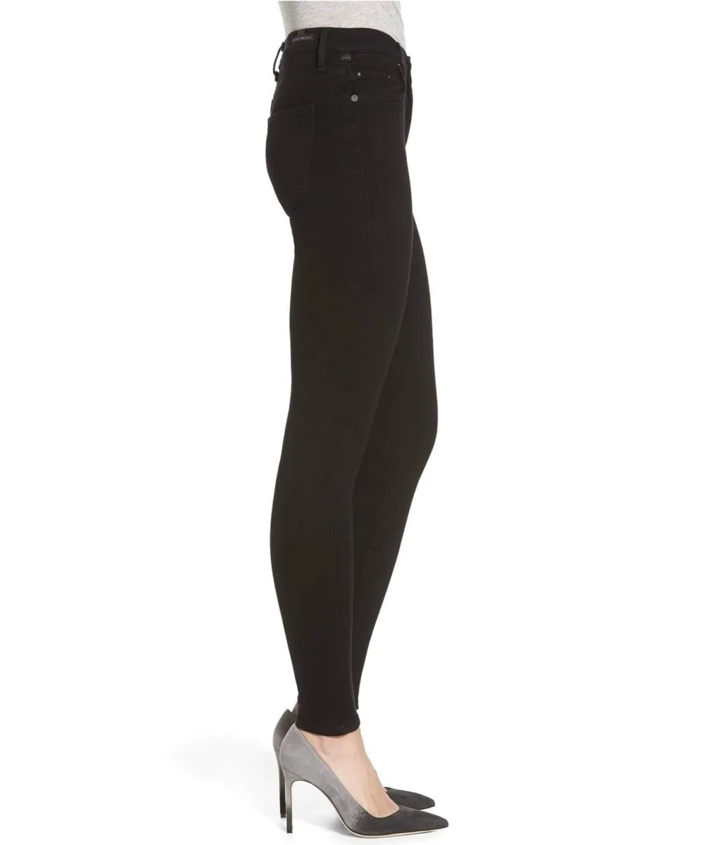 Sculpt Rocket, High Rise Skinny- All Black