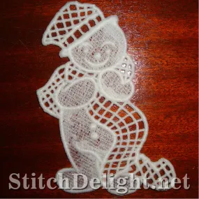 SD0926 Freestanding Lace Snowman