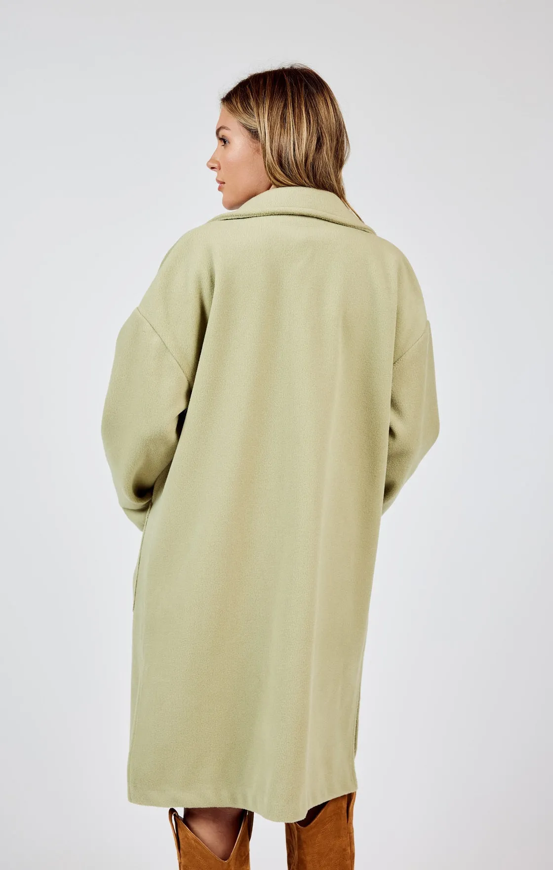 Sharon Buttoned Long Coat