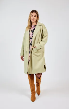 Sharon Buttoned Long Coat