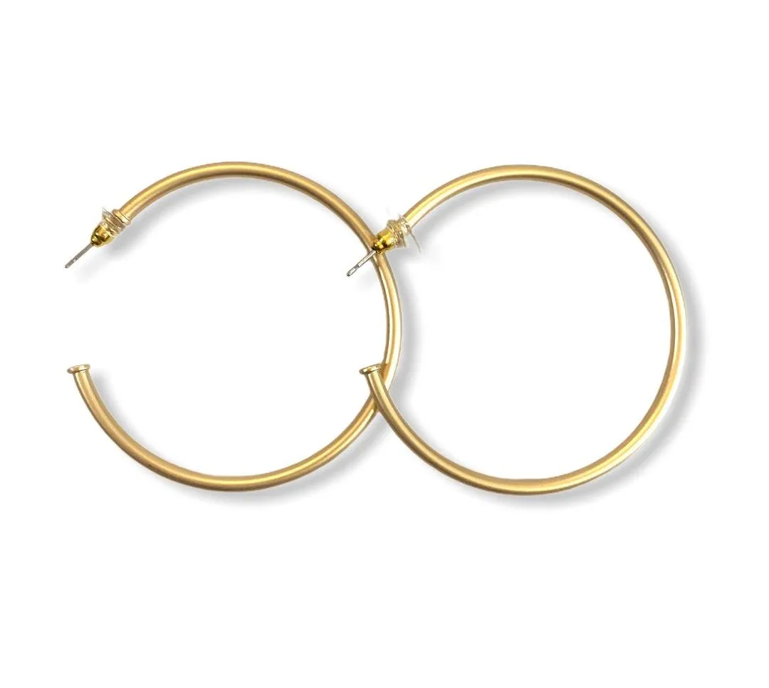 Shop Cophachia Everyday 2” Fashion Hoop Earrings - Gold Tone