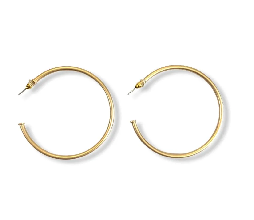 Shop Cophachia Everyday 2” Fashion Hoop Earrings - Gold Tone