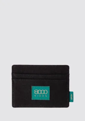 Skinny Hemp Wallet | Black