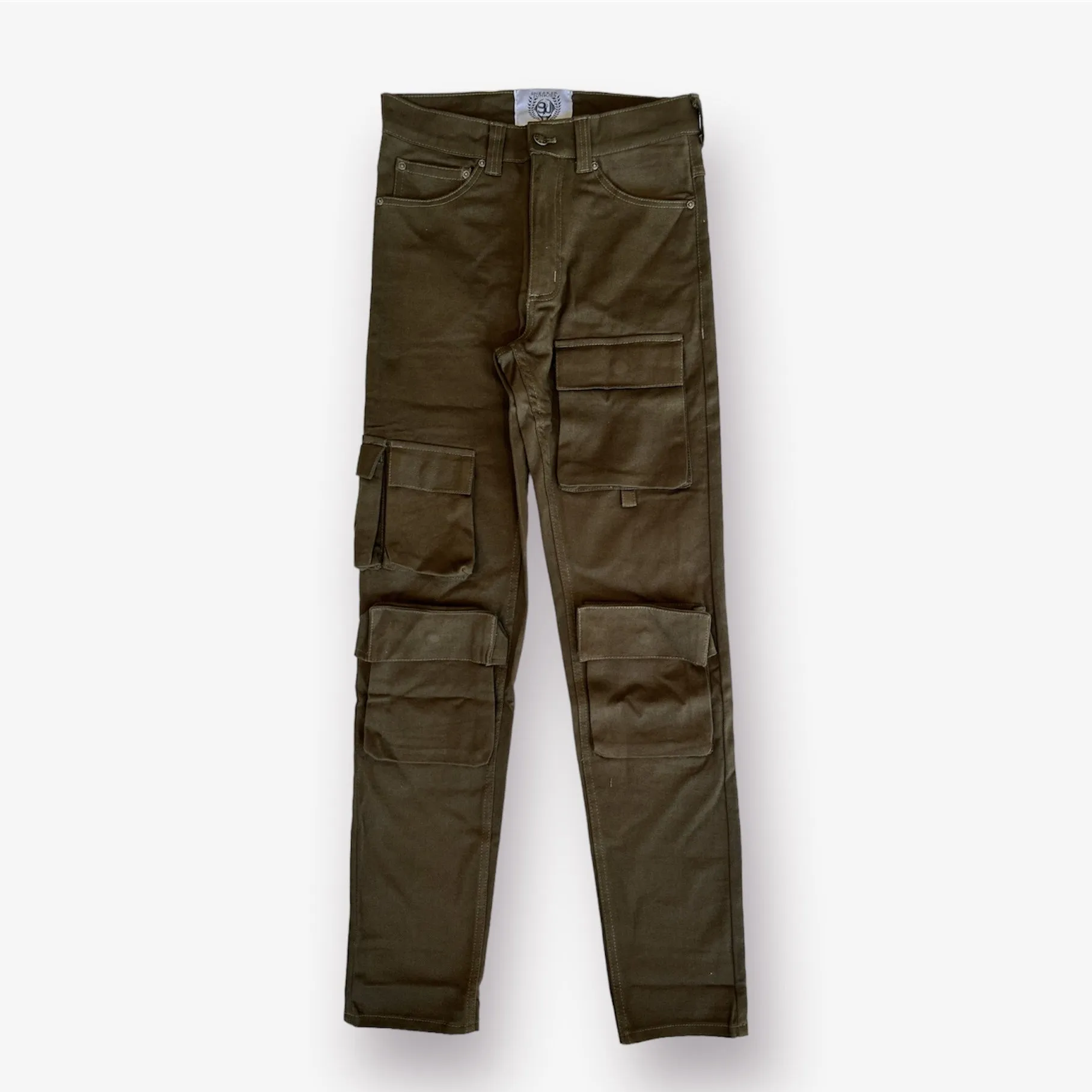 Sneaker Junkies Cargo Pants Snake Font Olive