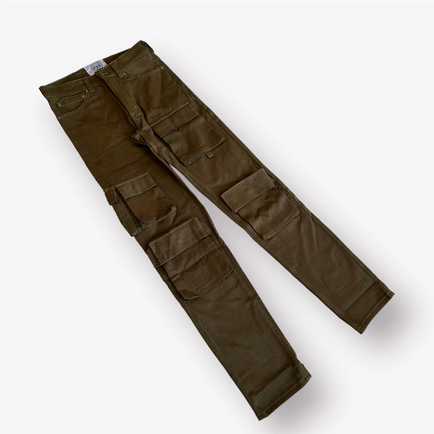 Sneaker Junkies Cargo Pants Snake Font Olive