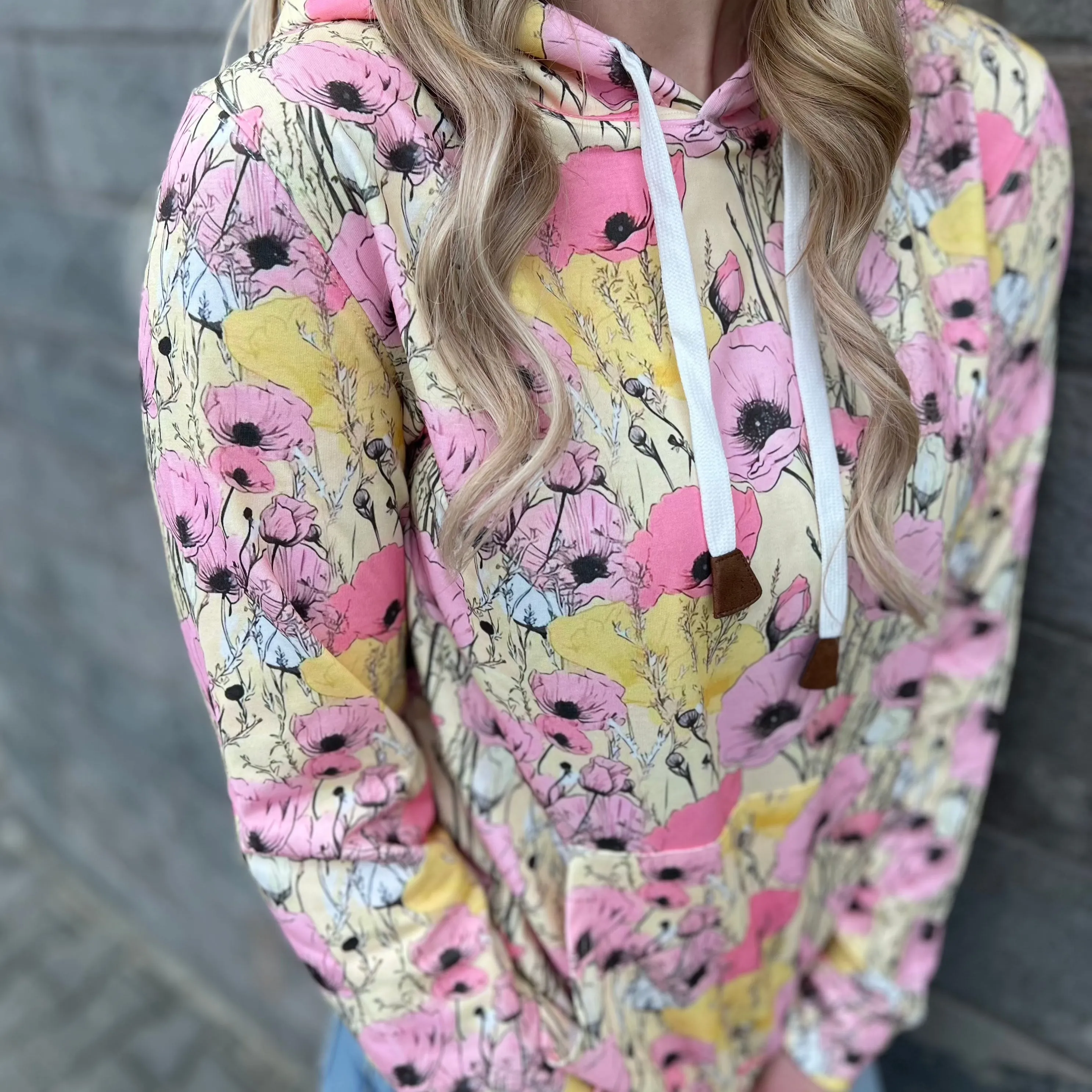 Solid Poppy Hoodie