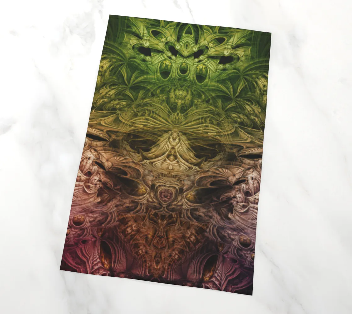 SPECTRAL EVIDENCE TEA TOWEL