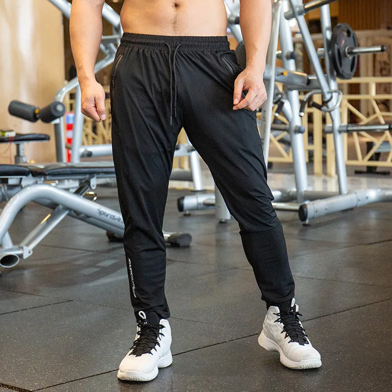 Sports Pants Men's Thin Fitness Leggings