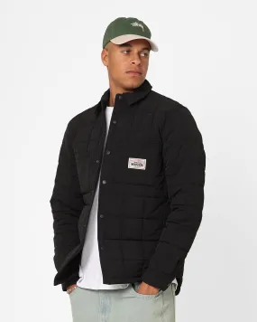 Stussy Quilted Fatigue Shirt Jacket Black