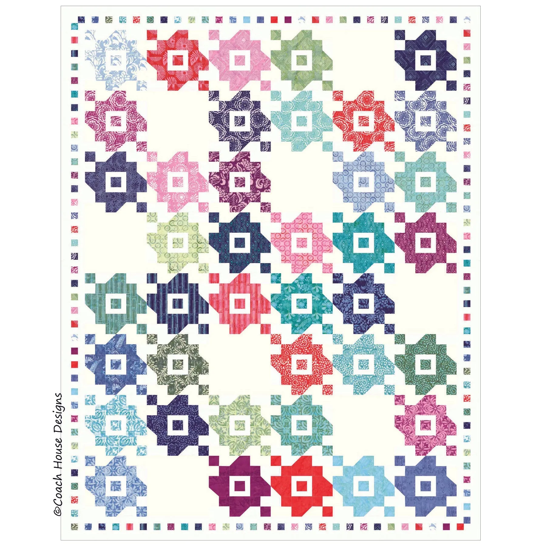 Summer Bouquet Quilt Pattern