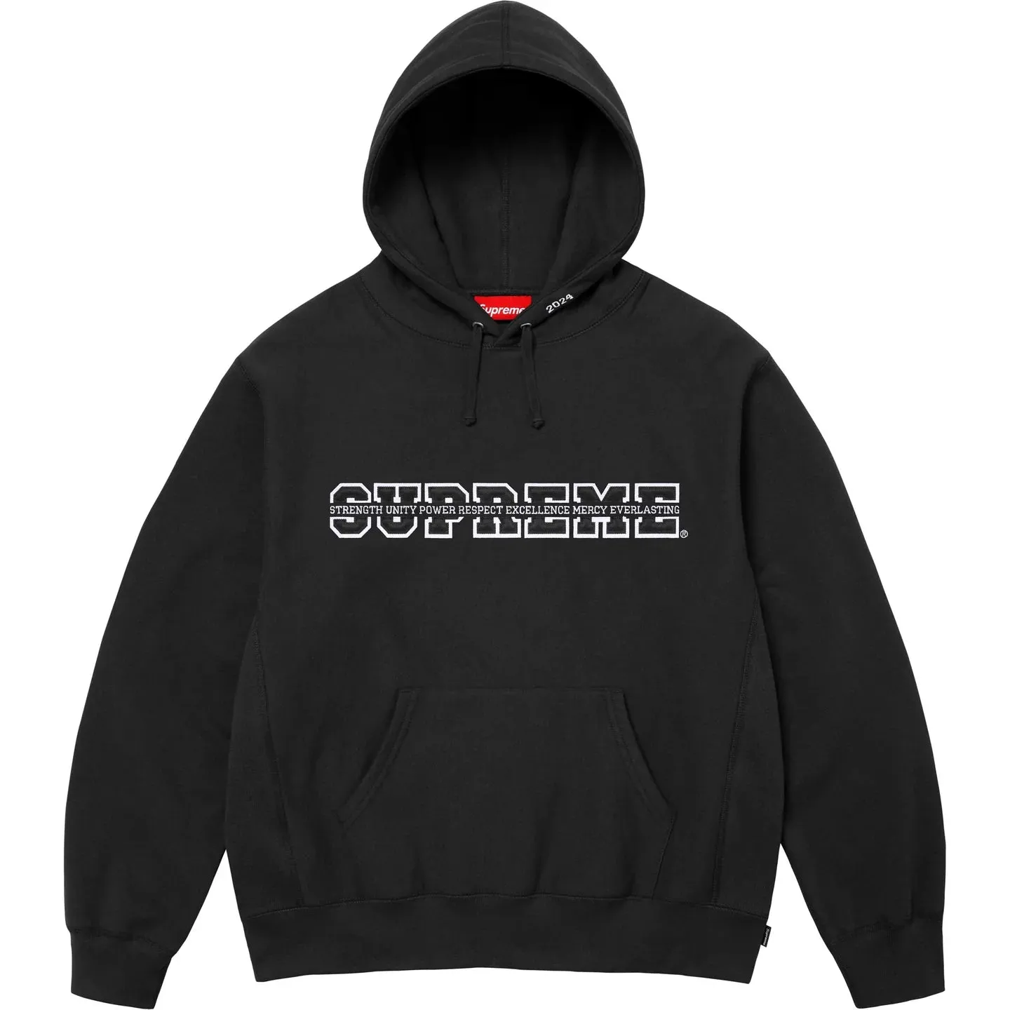 Supreme Black Logo Hoodie