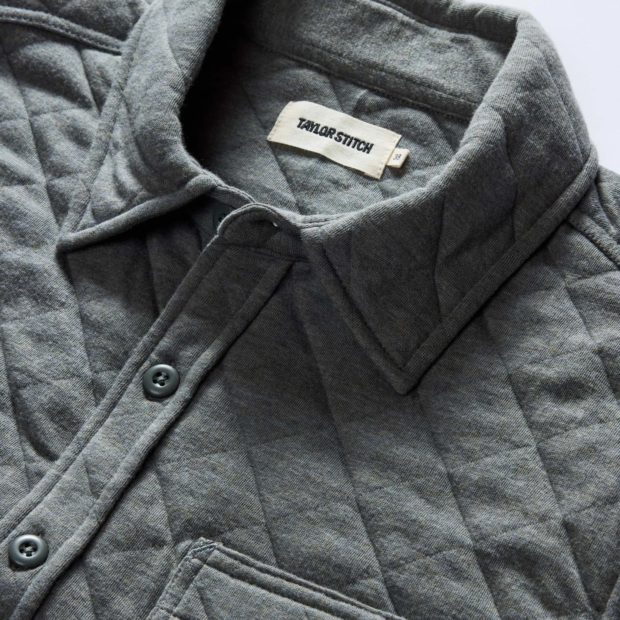 Taylor Stitch Fall Line Overshirt in Heather Ash