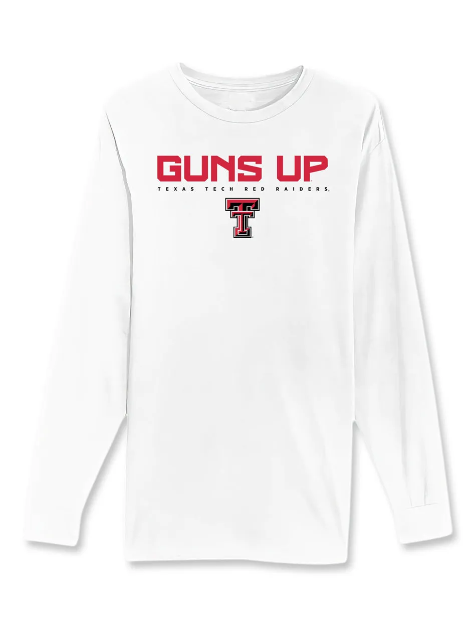 Texas Tech "Guns Up Rally Call" Cotton Long Sleeve T-Shirt