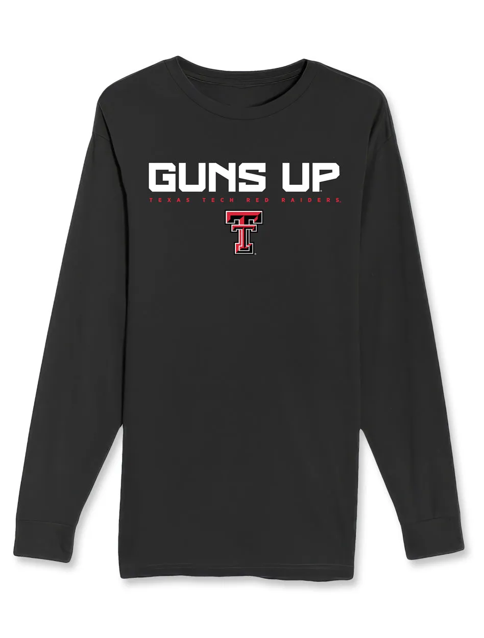 Texas Tech "Guns Up Rally Call" Cotton Long Sleeve T-Shirt