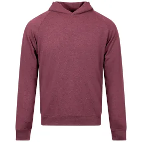 The Lawson Performance Hoodie Heathered Dark Claret - AW24