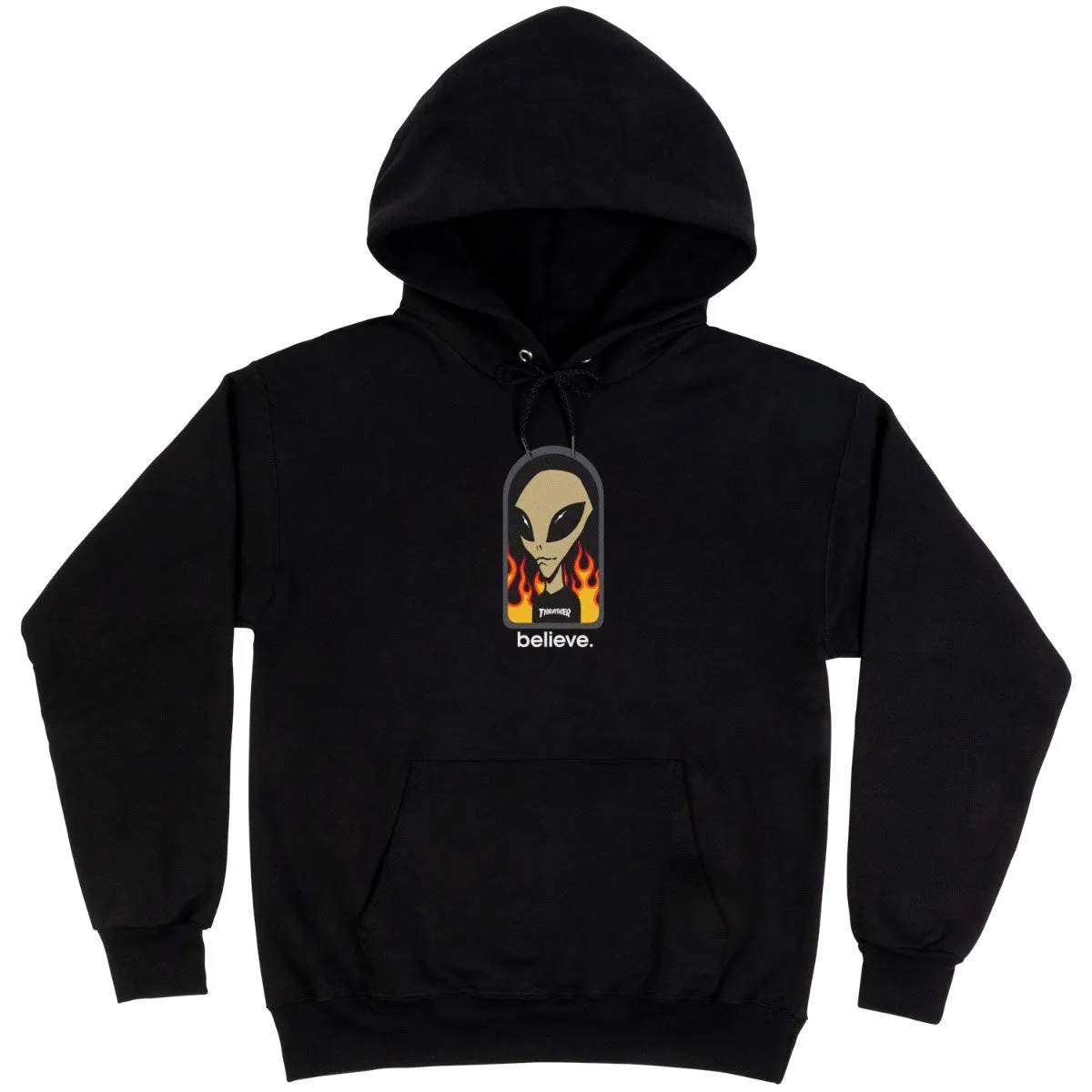 Thrasher - X AWS Believe Hoodie Black