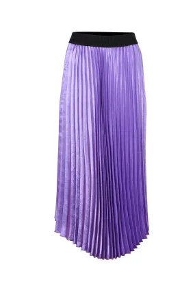 Tiger Lily Pleated Skirt Lilac