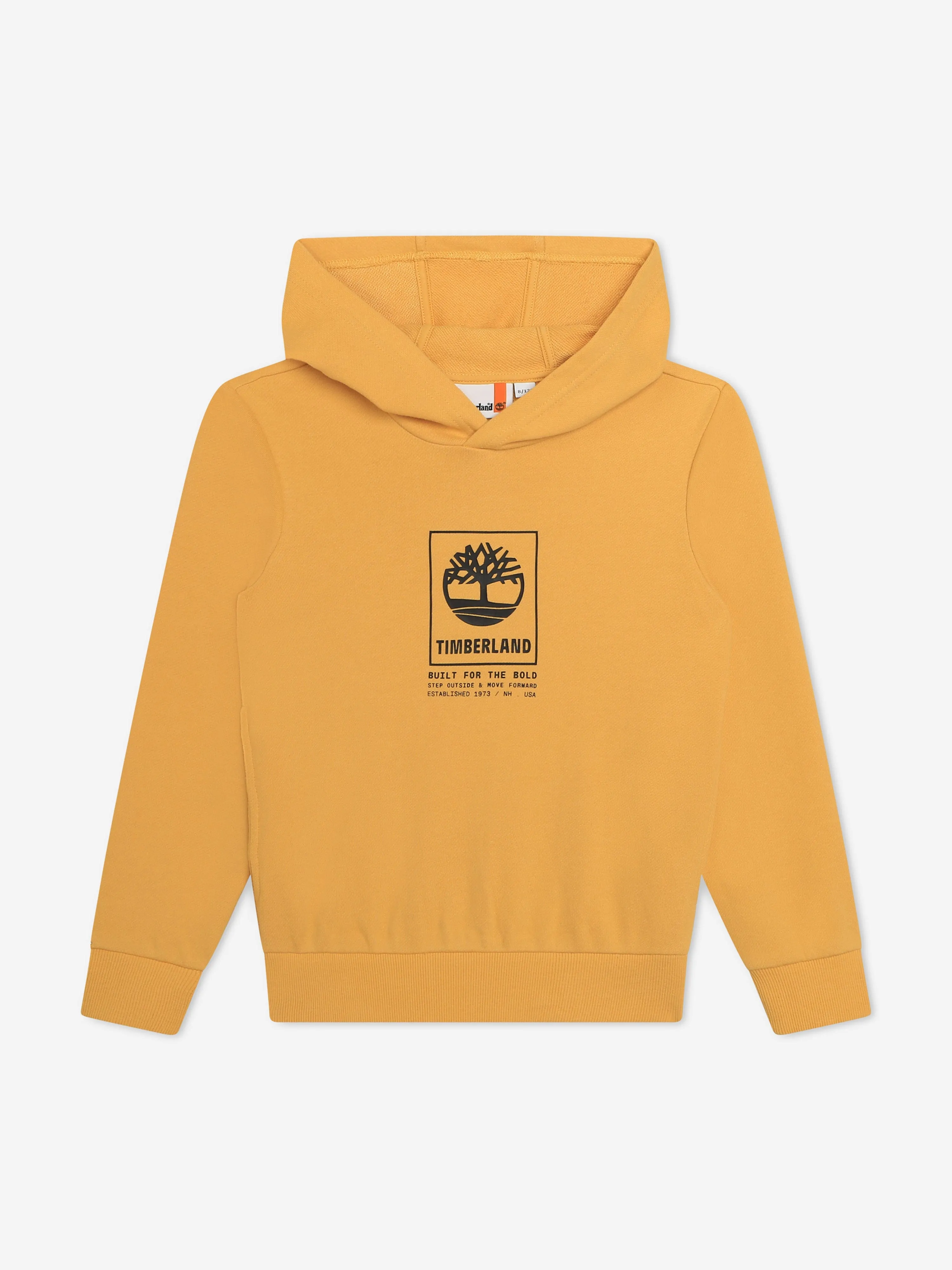 Timberland Boys Logo Hoodie in Yellow