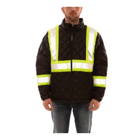 Tingley Icon™ Hi-Vis Quilted Jacket - All Season Comfort, CSA Z96 Class 1 Compliant, 180g Insulating Quilted Jacket, Reflective Tape | Sizes S-5XL