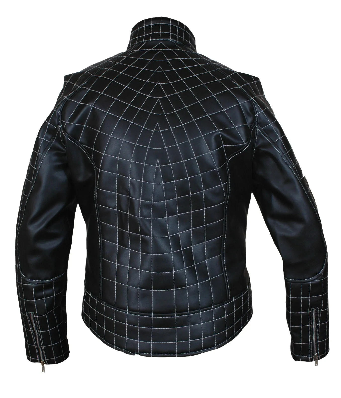 Tom Holland Spider-Man No Way Home Black Leather Jacket