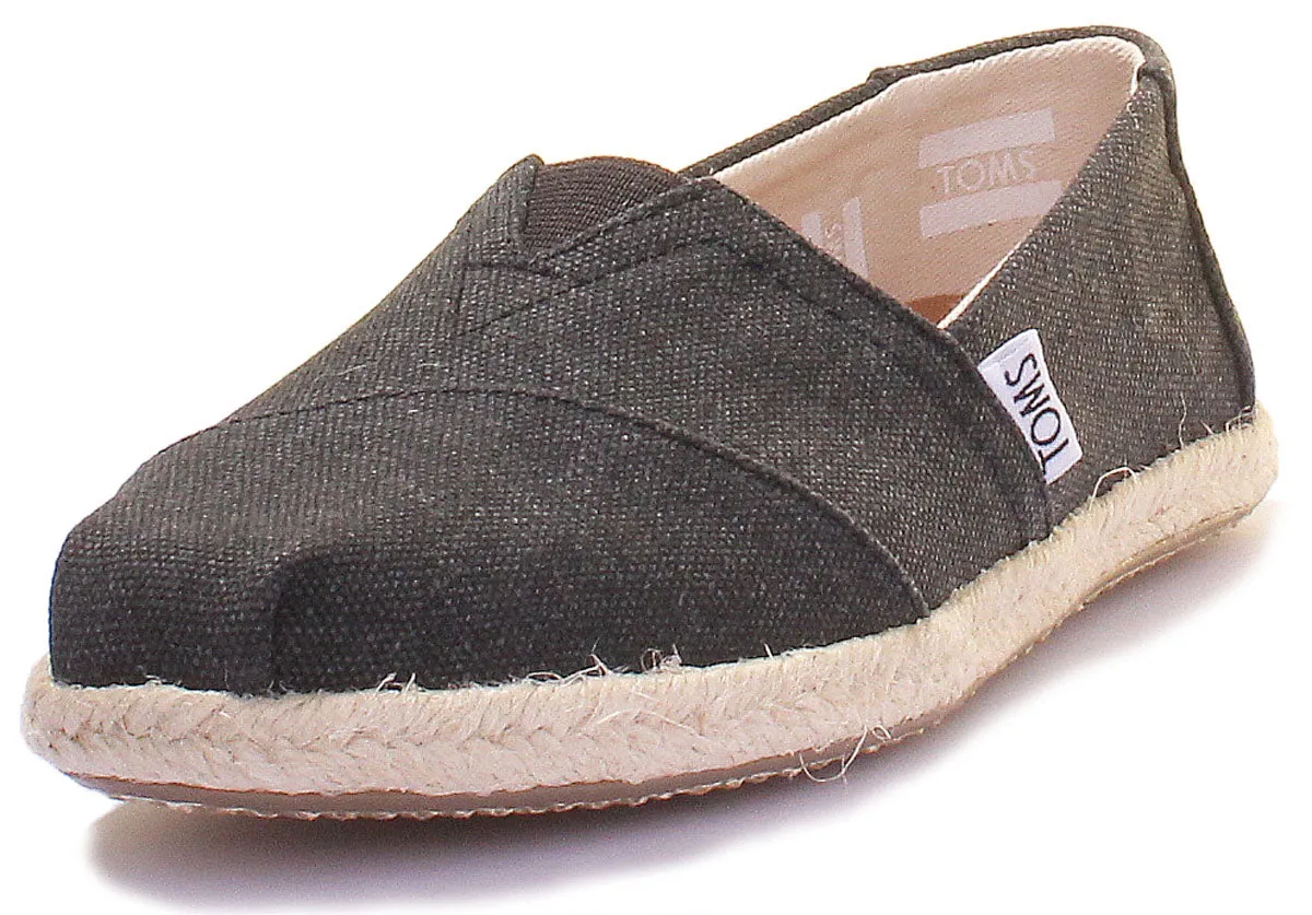 Toms Clas-W-Blk In Black