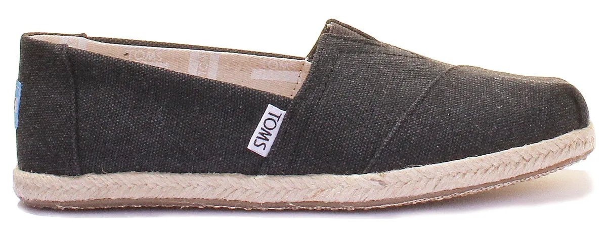 Toms Clas-W-Blk In Black