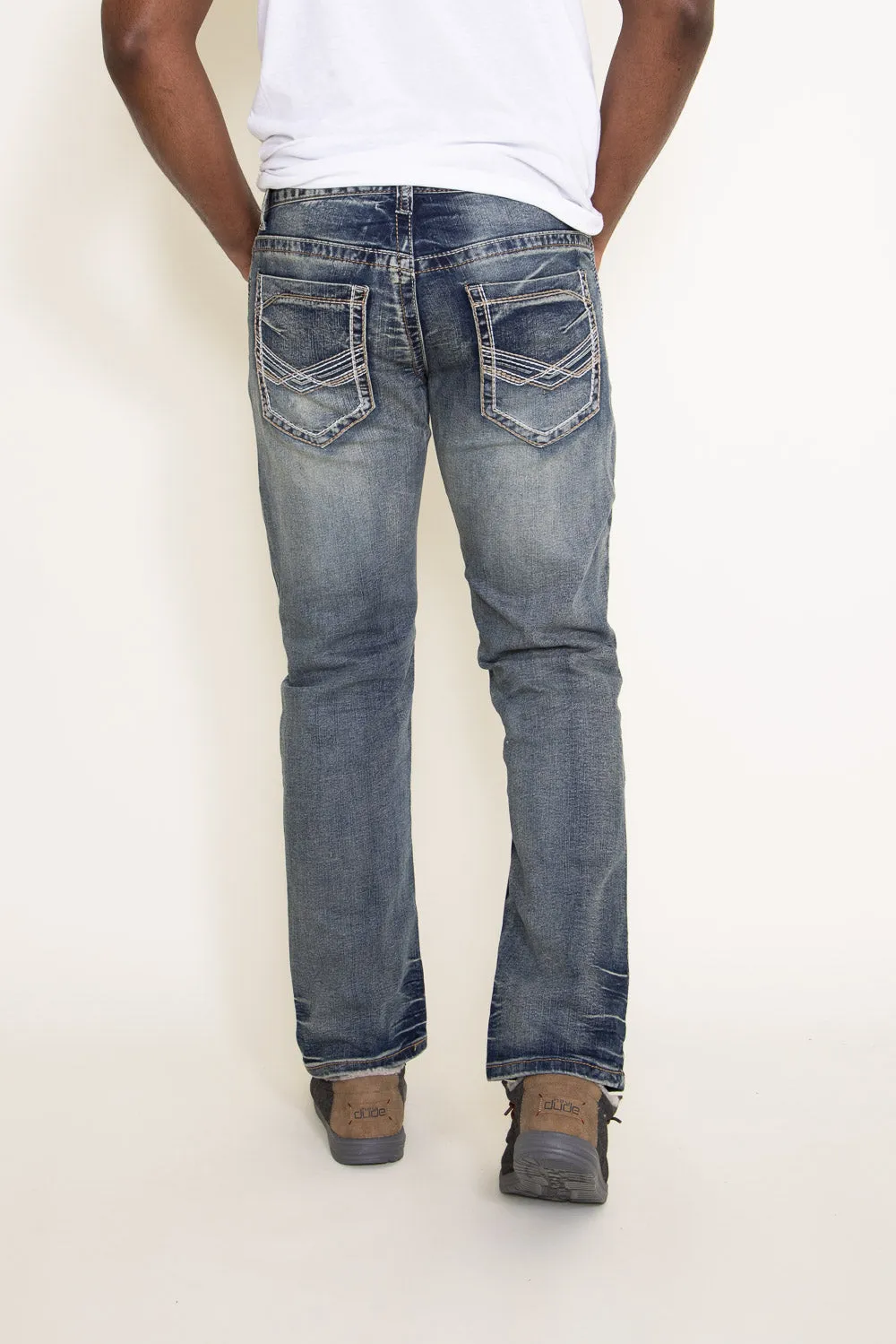 True Luck Ramsey Straight Stretch Jeans for Men | TL19150017