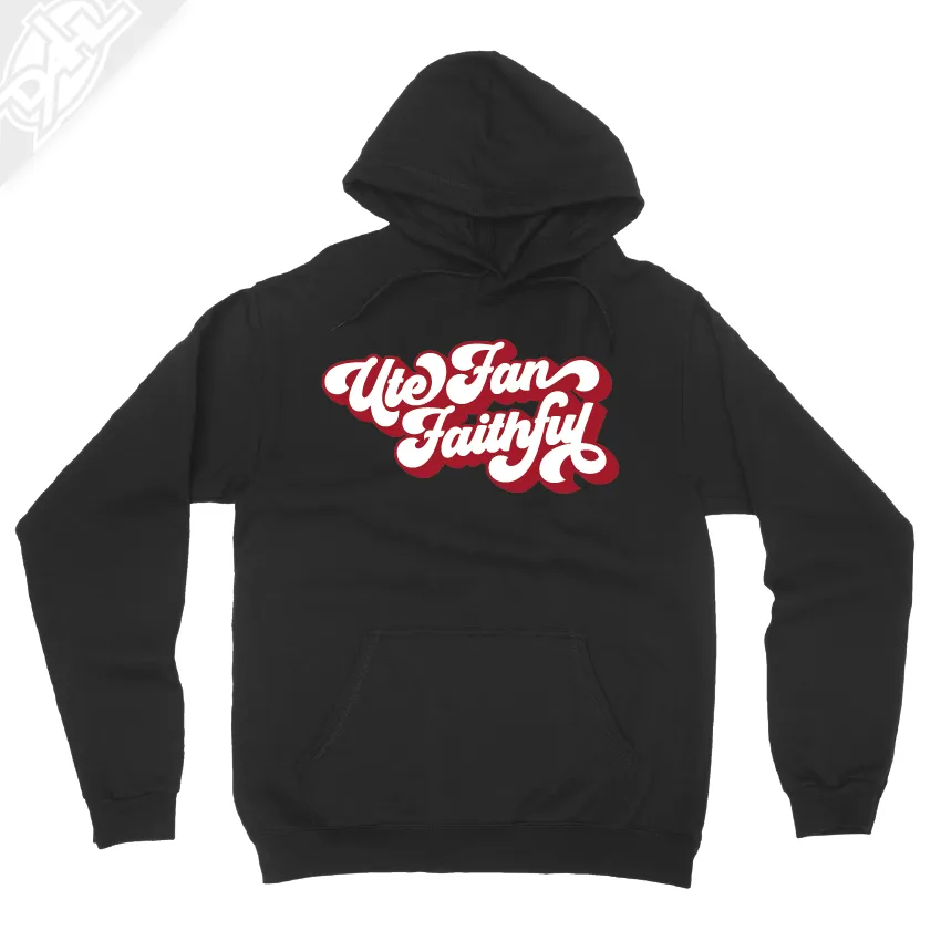 Ute Fan Faithful Retro - Hoodie