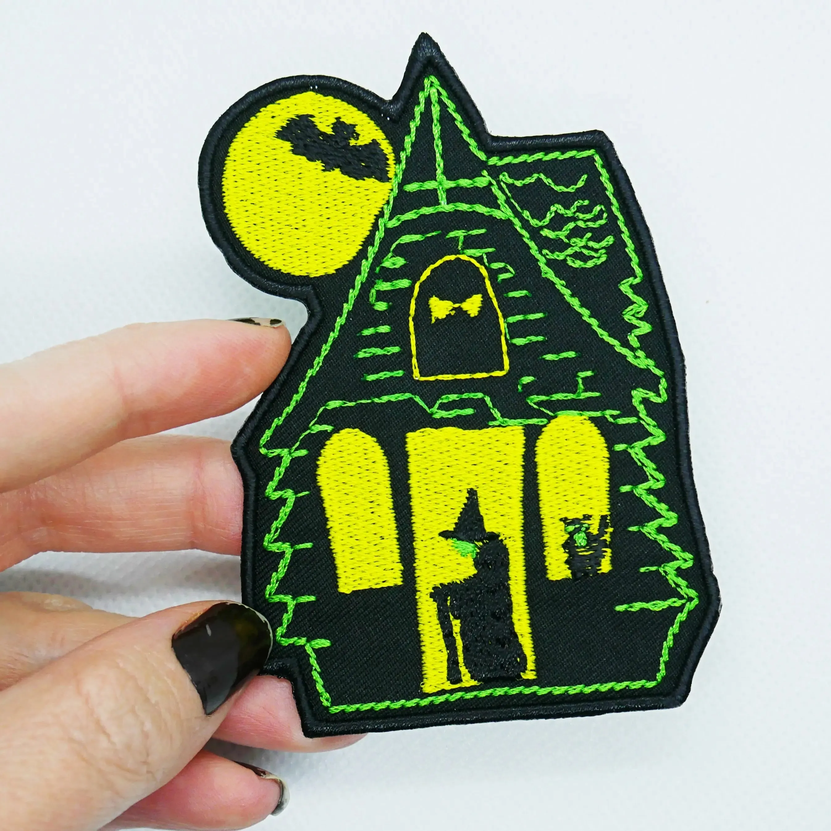 Vintage Halloween Haunted House Patch