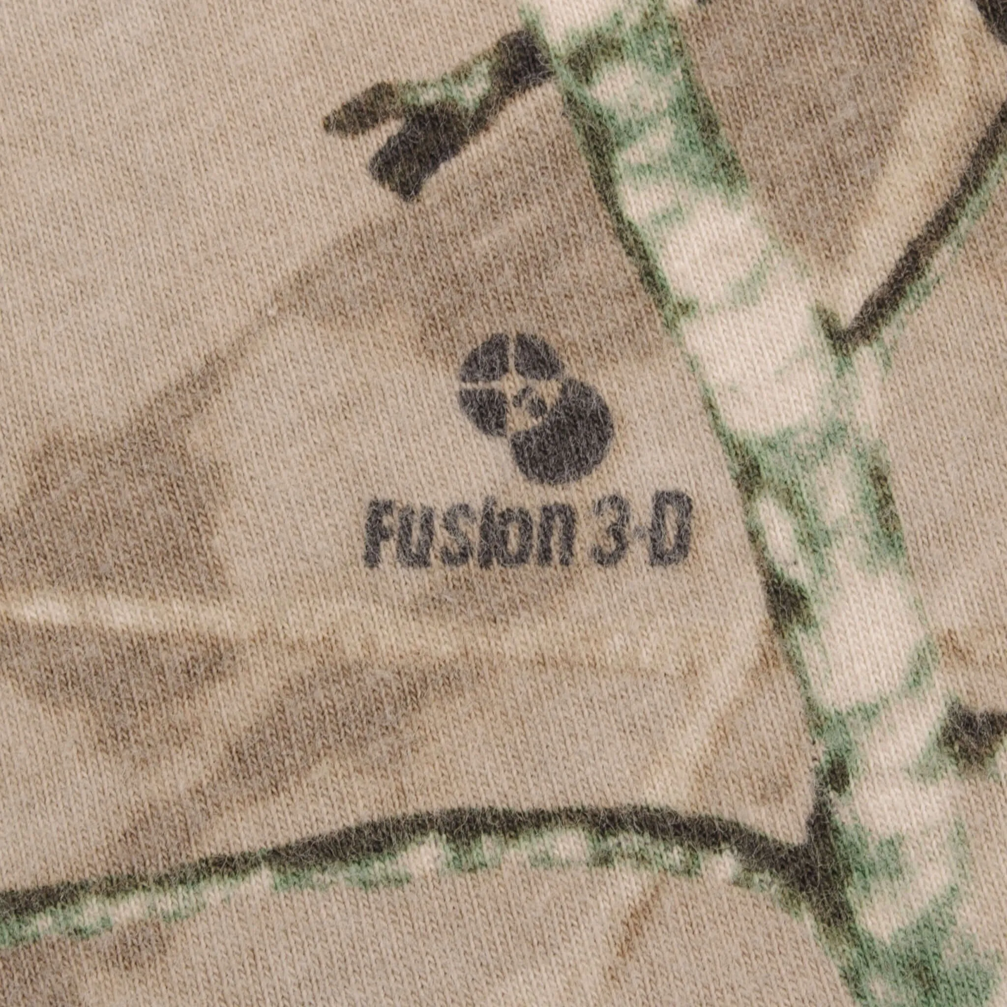 VINTAGE HUNTING FUSION 3D CAMO LONG SLEEVE POCKET TEE SHIRT SIZE XL