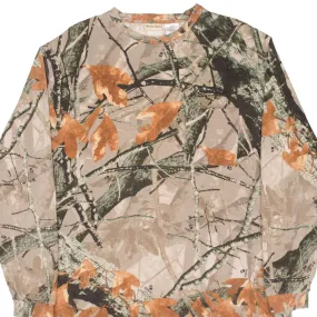 VINTAGE HUNTING FUSION 3D CAMO LONG SLEEVE POCKET TEE SHIRT SIZE XL